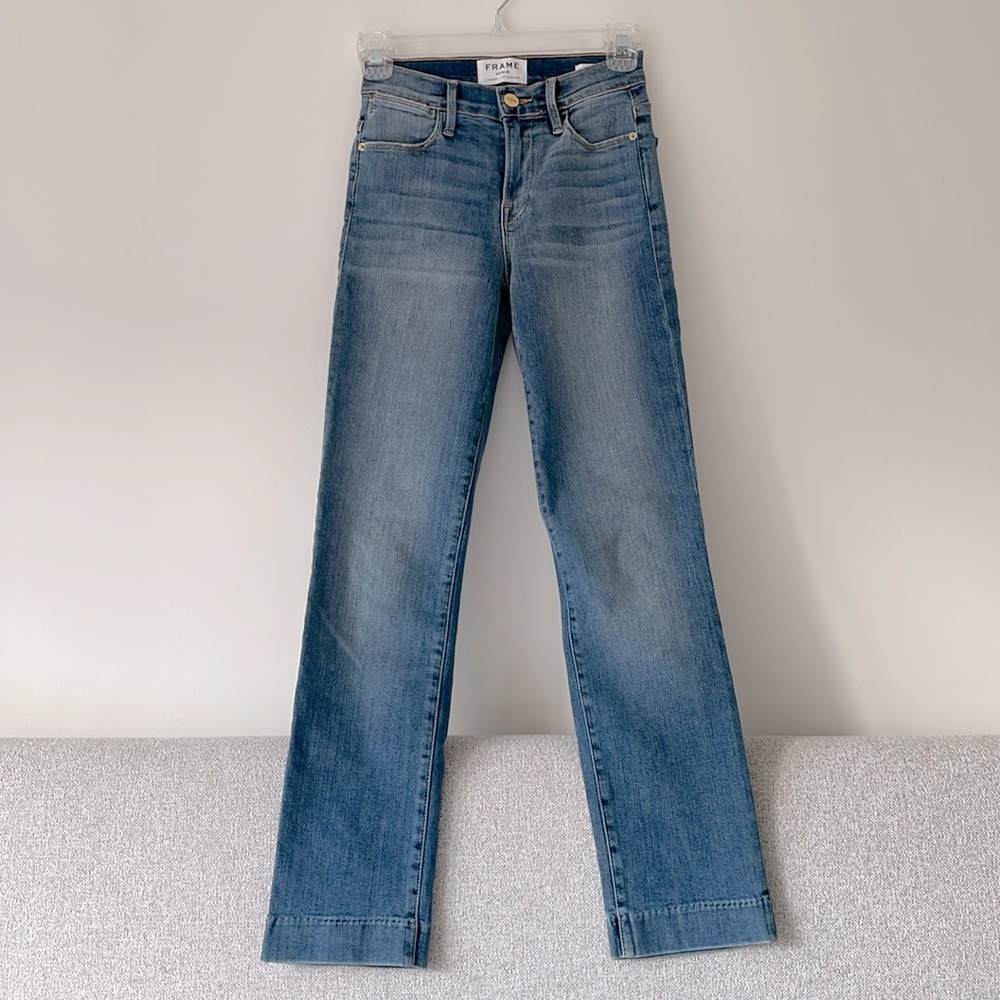 FRAME Le High Straight Jeans Size 23